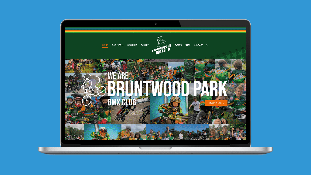 Web design for Bruntwood park bmx club